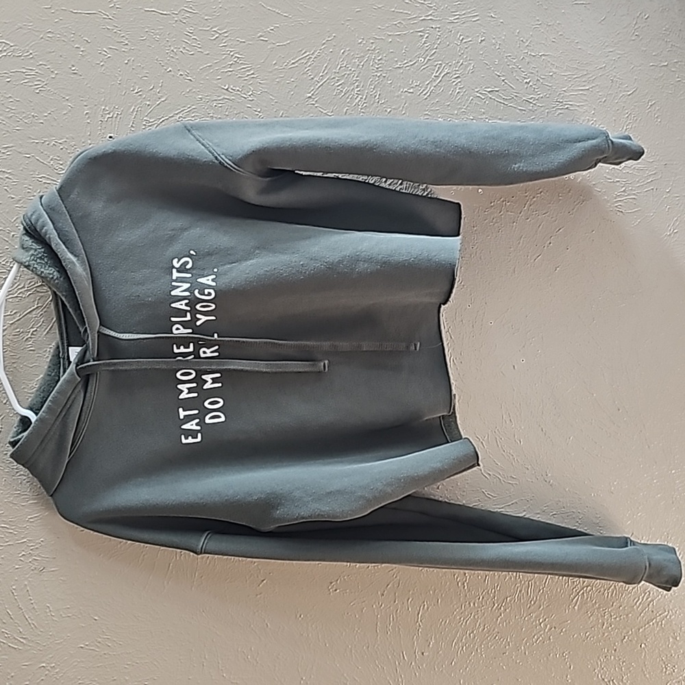 Oversized cropped hoodie sz m